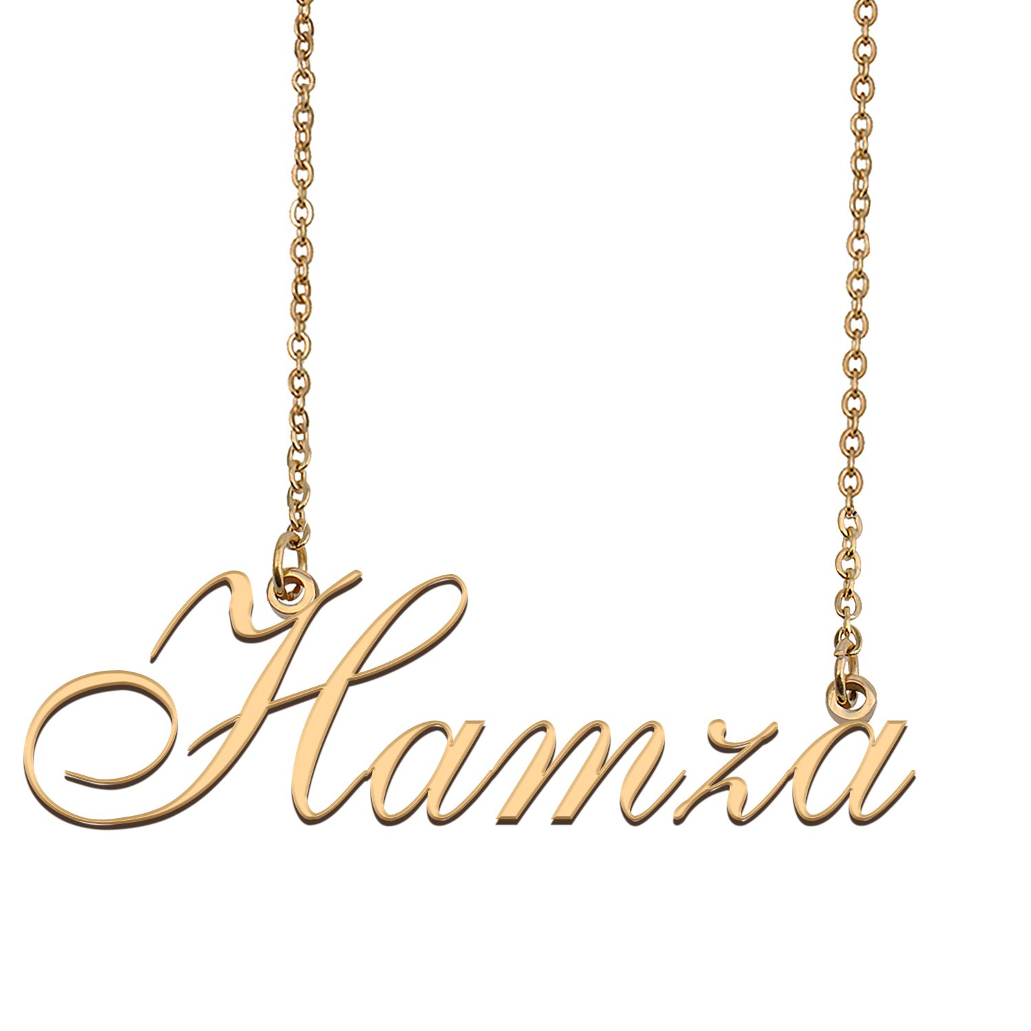 Custom Name Necklace Awesome Gift for My Best Friend Hamza