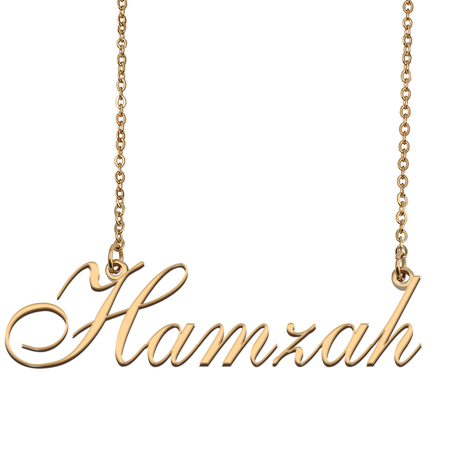 Custom Name Necklace Awesome Gift for My Best Friend Hamzah