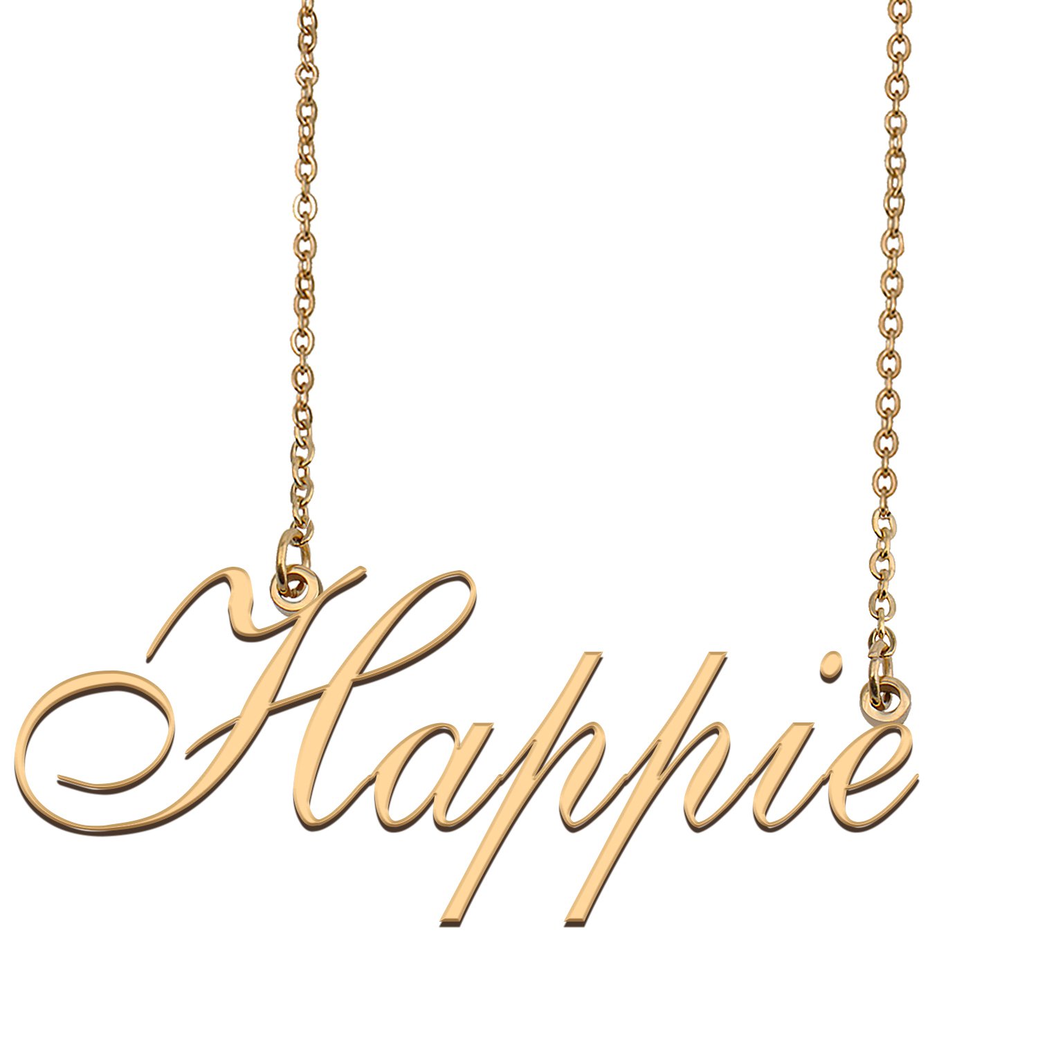 Custom Name Necklace Awesome Gift for My Best Friend Happie