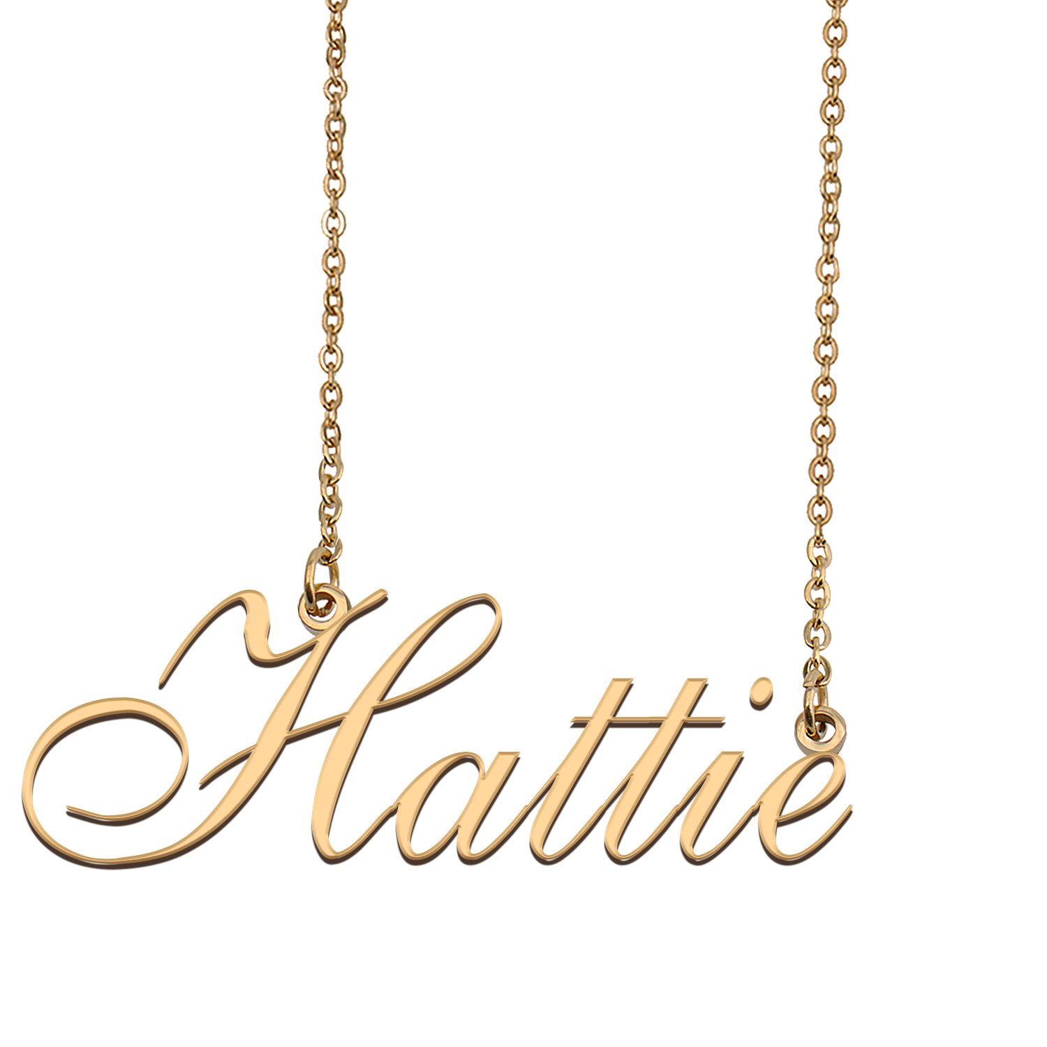Custom Name Necklace Awesome Gift for My Best Friend Hattie