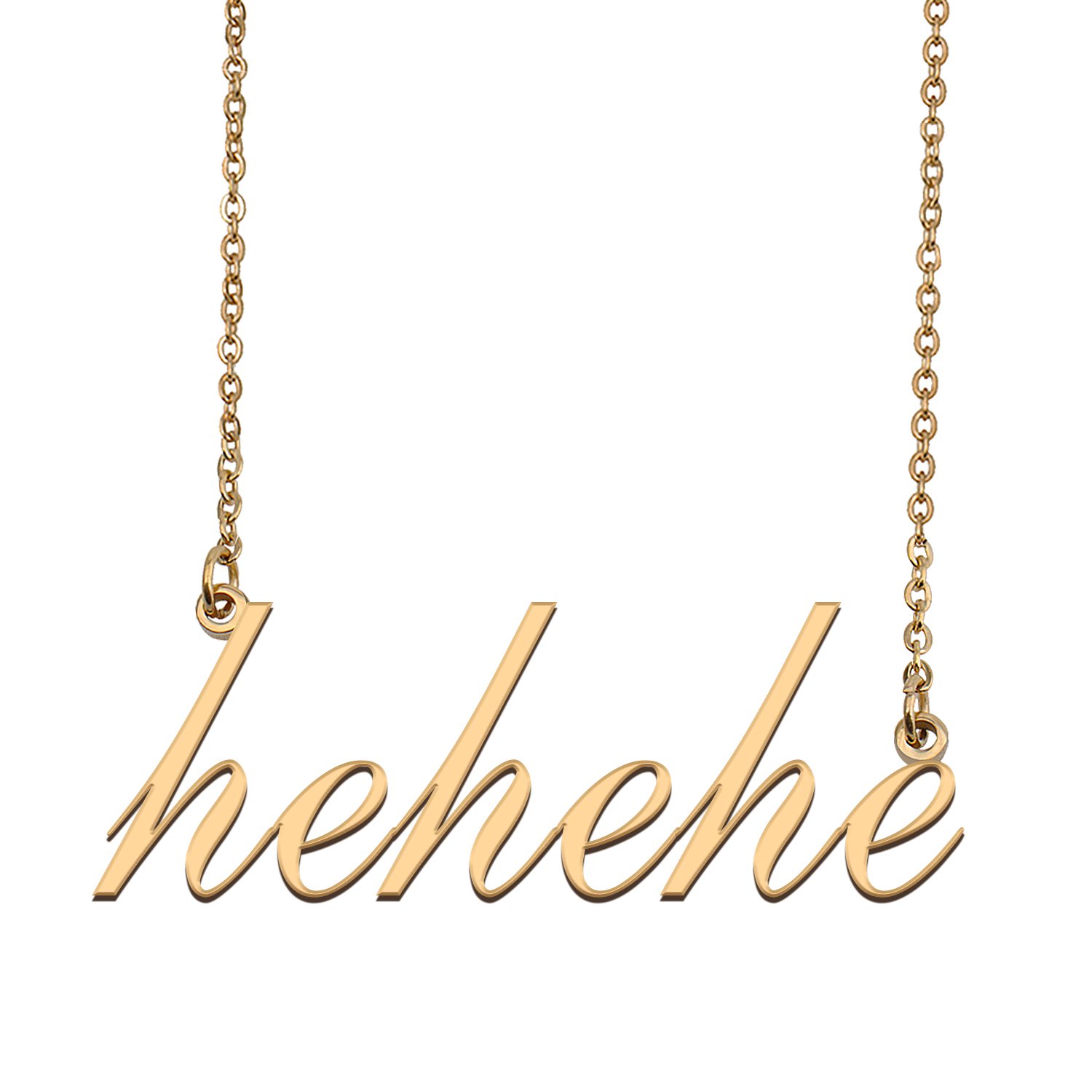 Custom Name Necklace Awesome Gift for My Best Friend hehehe