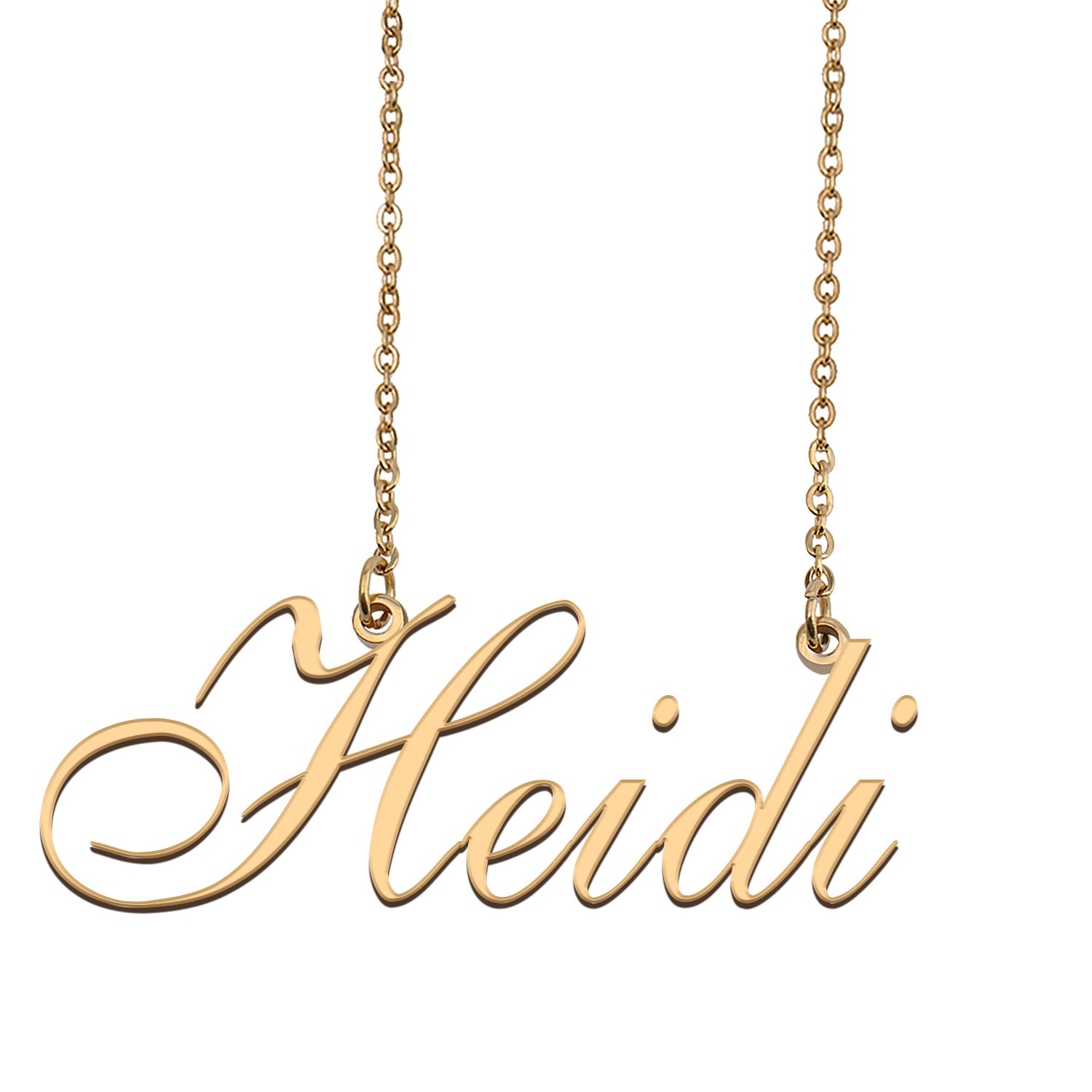 Personalized My Name Necklace Dainty personal Initial Necklace Heidi