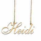 Personalized My Name Necklace Dainty personal Initial Necklace Heidi Personalized My Name Necklace Dainty personal Initial Necklace Heidi