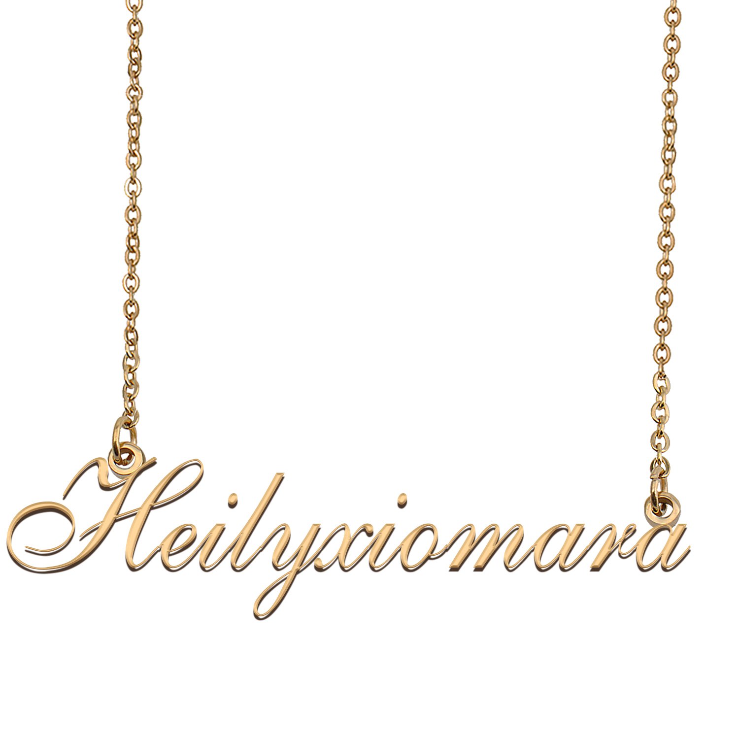 Personalized My Name Necklace Dainty personal Initial Necklace Heilyxiomara