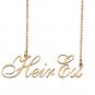 Personalized My Name Necklace Dainty personal Initial Necklace HeirEss