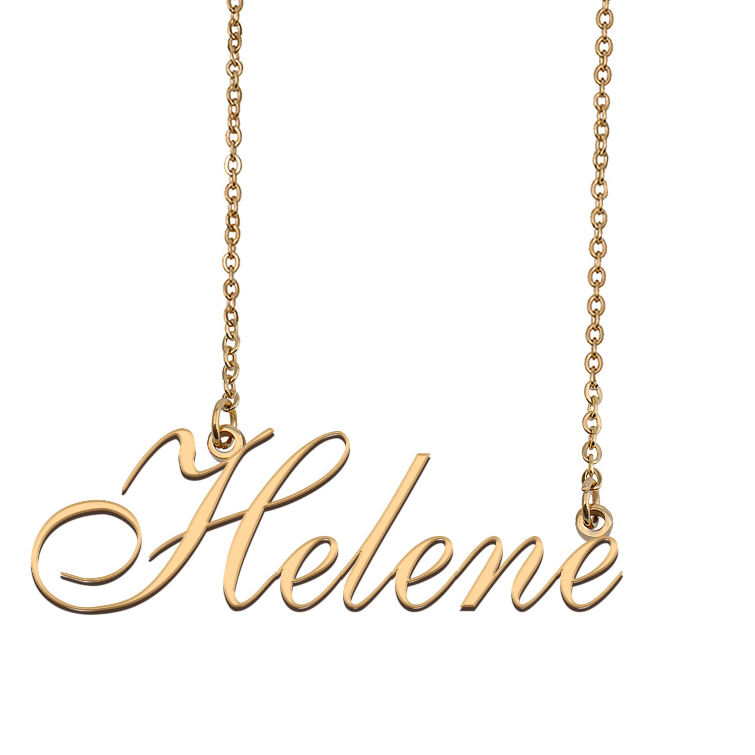 Personalized My Name Necklace Dainty personal Initial Necklace Helene