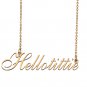 Personalized My Name Necklace Dainty personal Initial Necklace Hellotittie