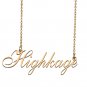 Personalized My Name Necklace Dainty personal Initial Necklace Highkage