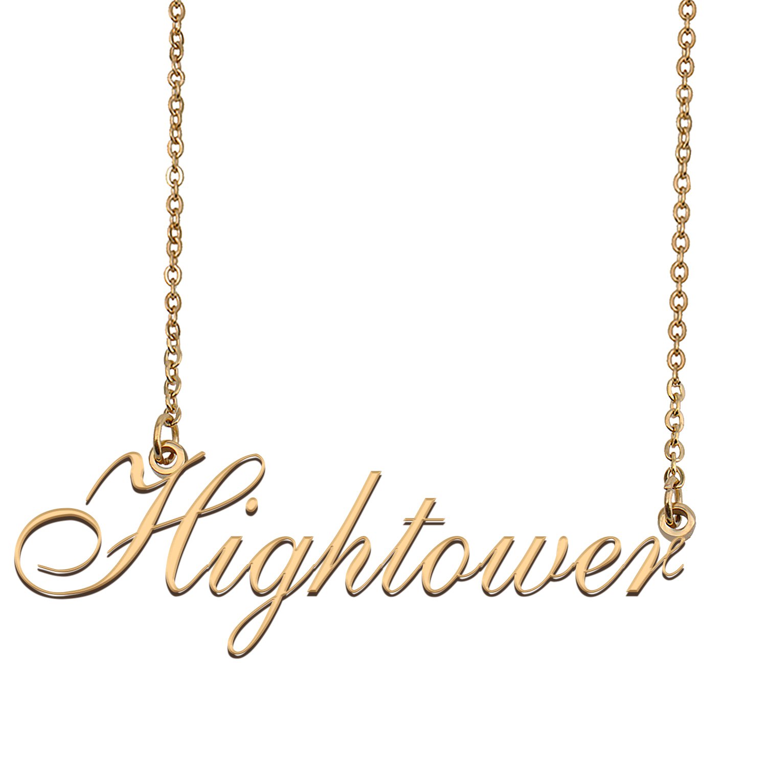 Personalized My Name Necklace Dainty personal Initial Necklace Hightower