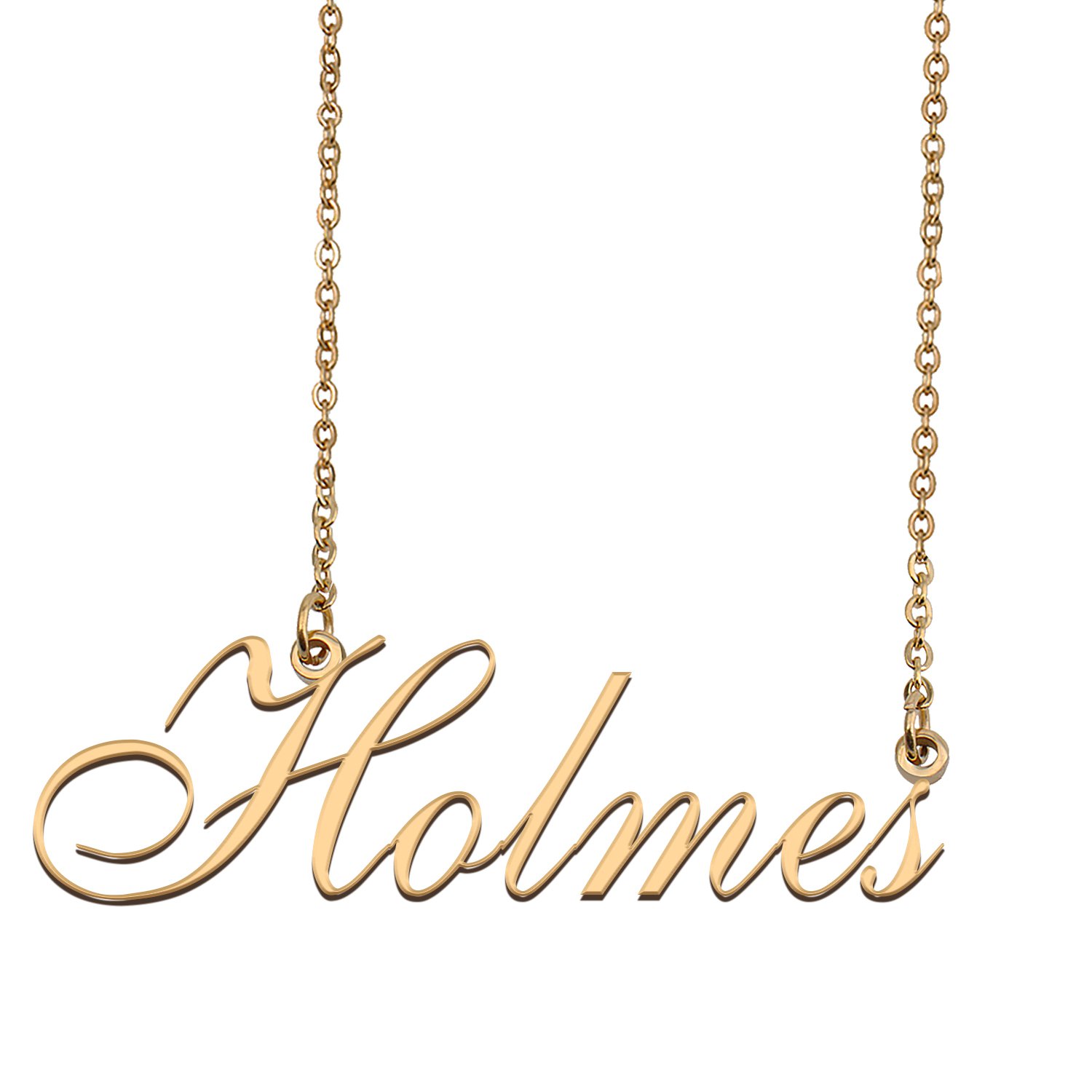 Personalized My Name Necklace Dainty personal Initial Necklace Holmes