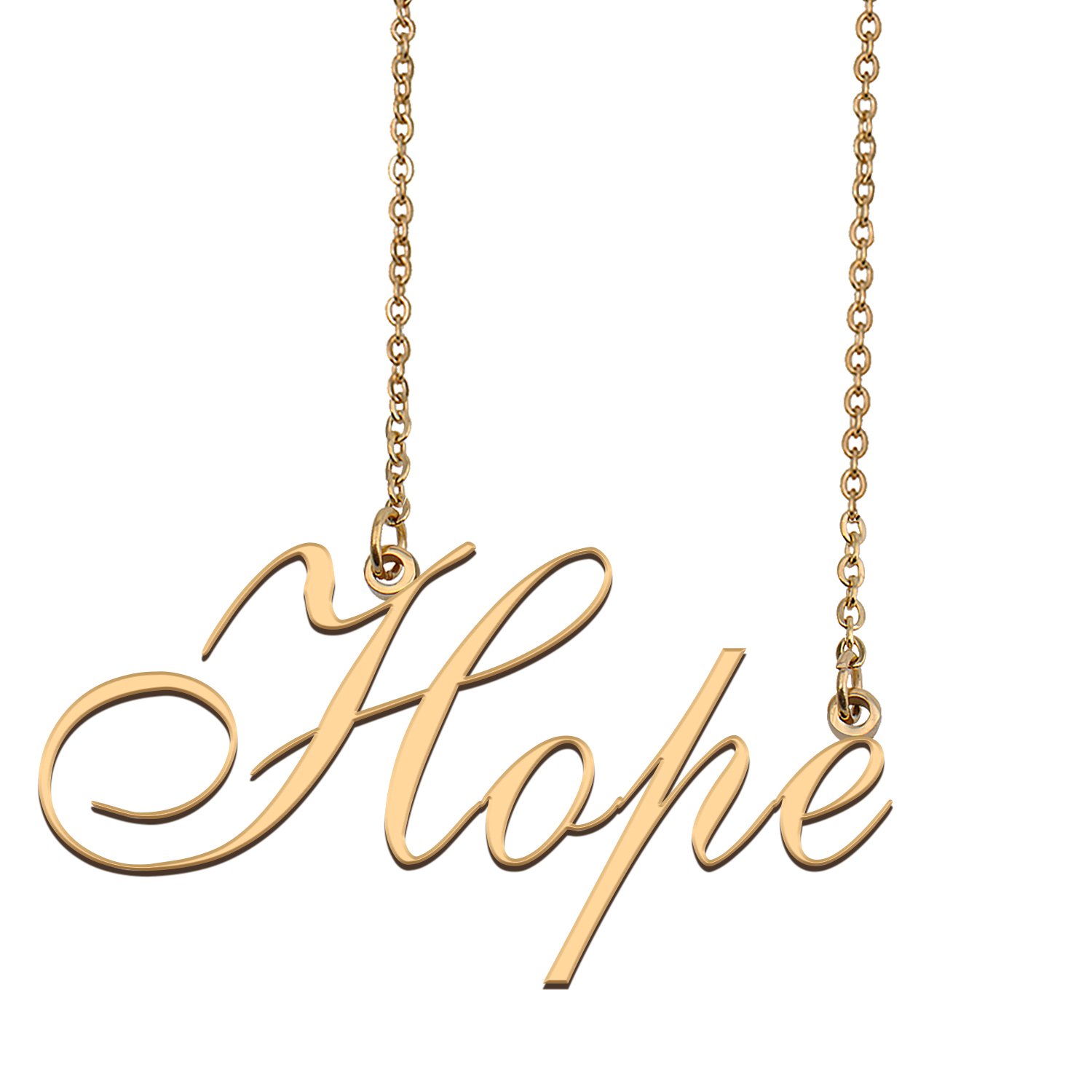 Personalized My Name Necklace Dainty personal Initial Necklace Hope