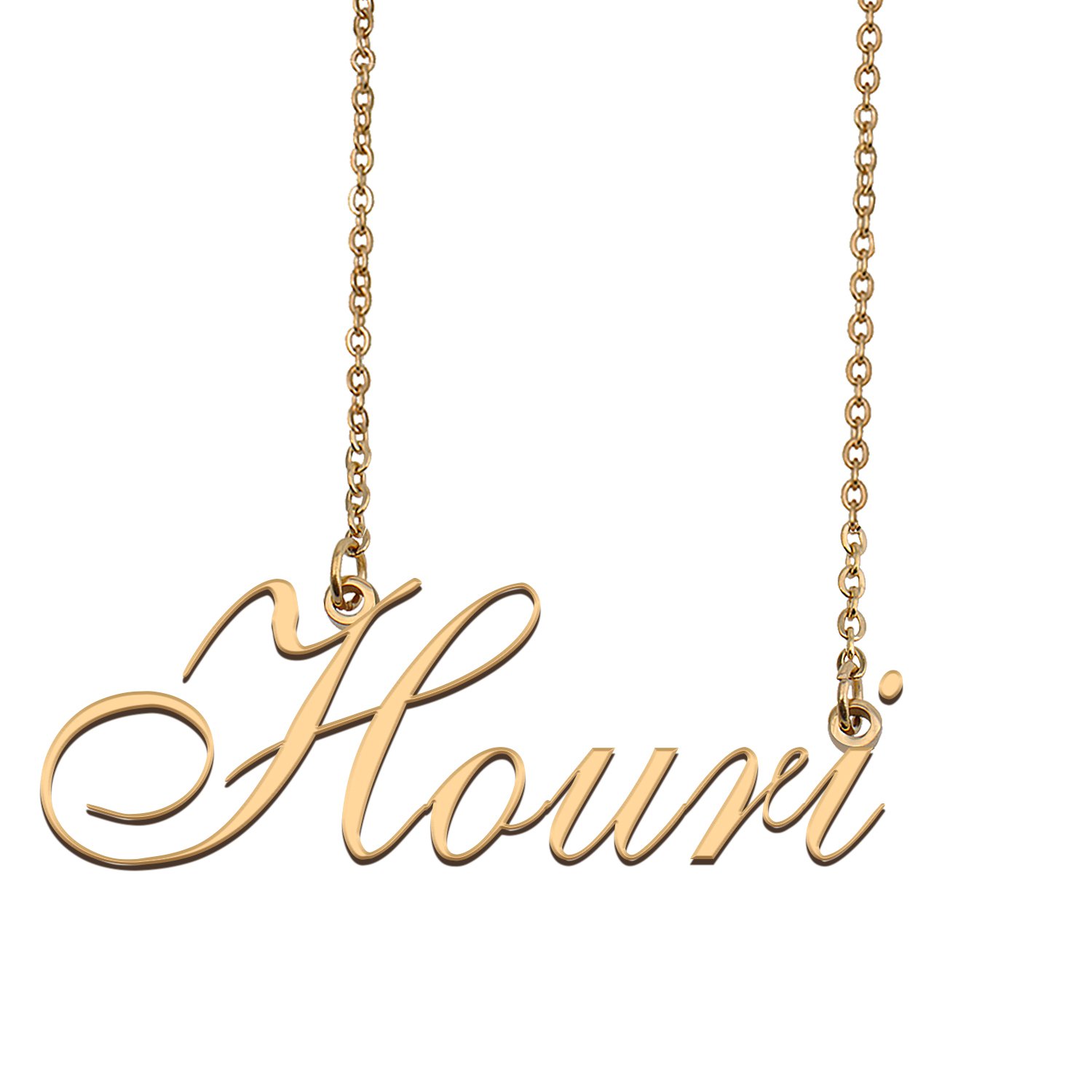 Personalized My Name Necklace Dainty personal Initial Necklace Houri