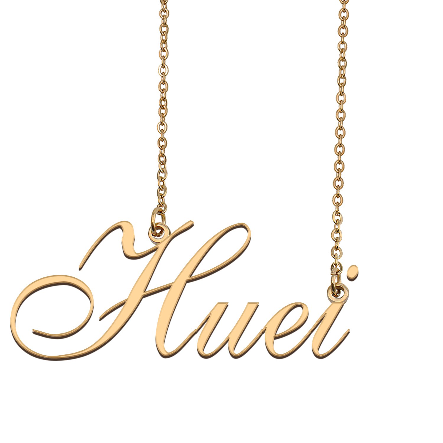 Personalized My Name Necklace Dainty personal Initial Necklace Huei