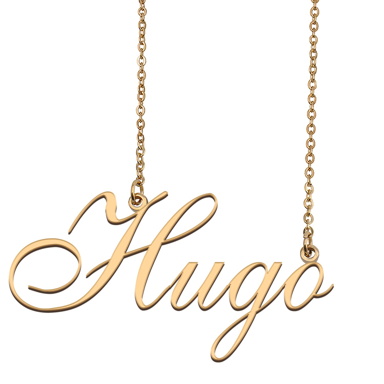 Personalized My Name Necklace Dainty personal Initial Necklace Hugo