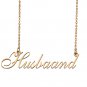 Personalized My Name Necklace Dainty personal Initial Necklace Husbaand