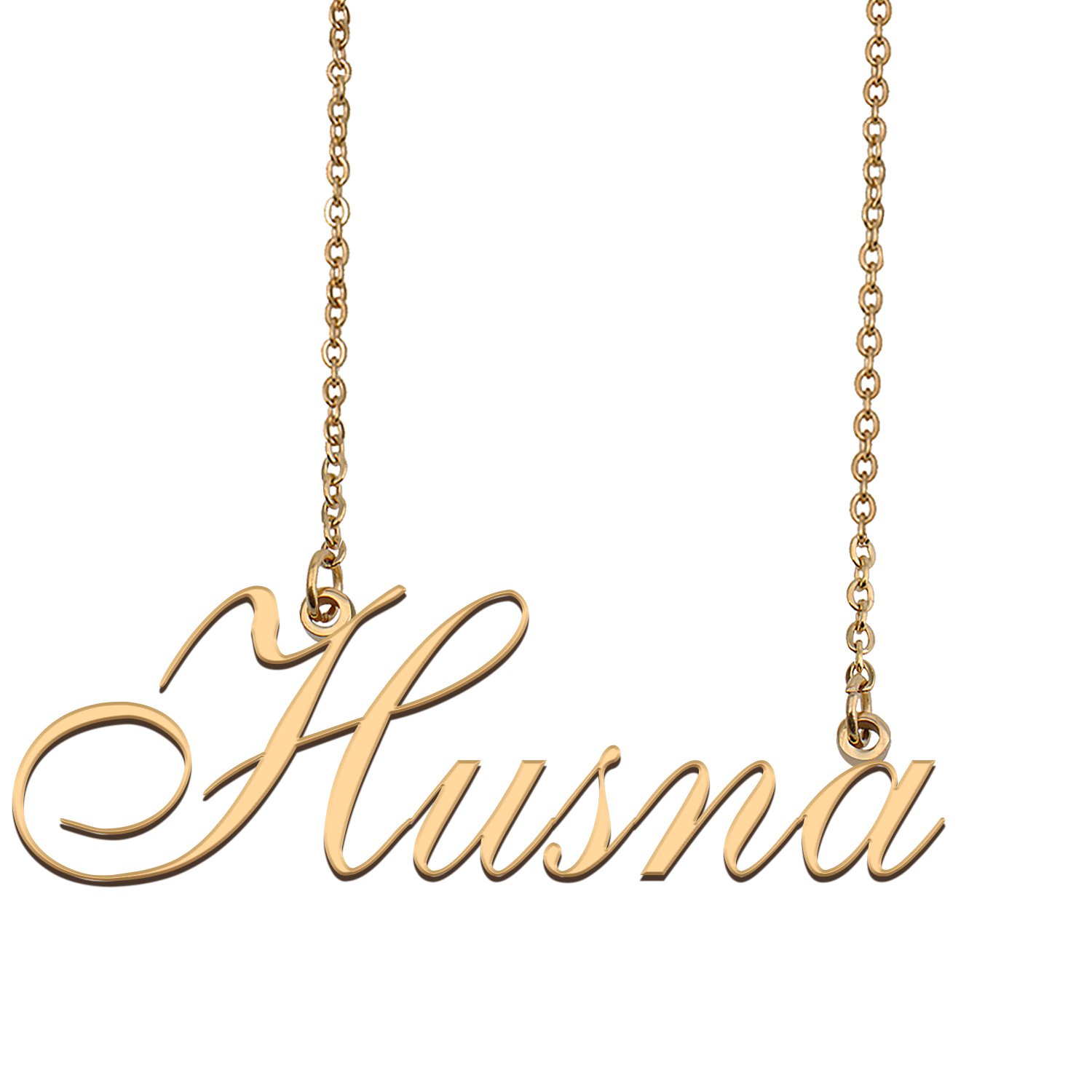 Personalized My Name Necklace Dainty personal Initial Necklace Husna