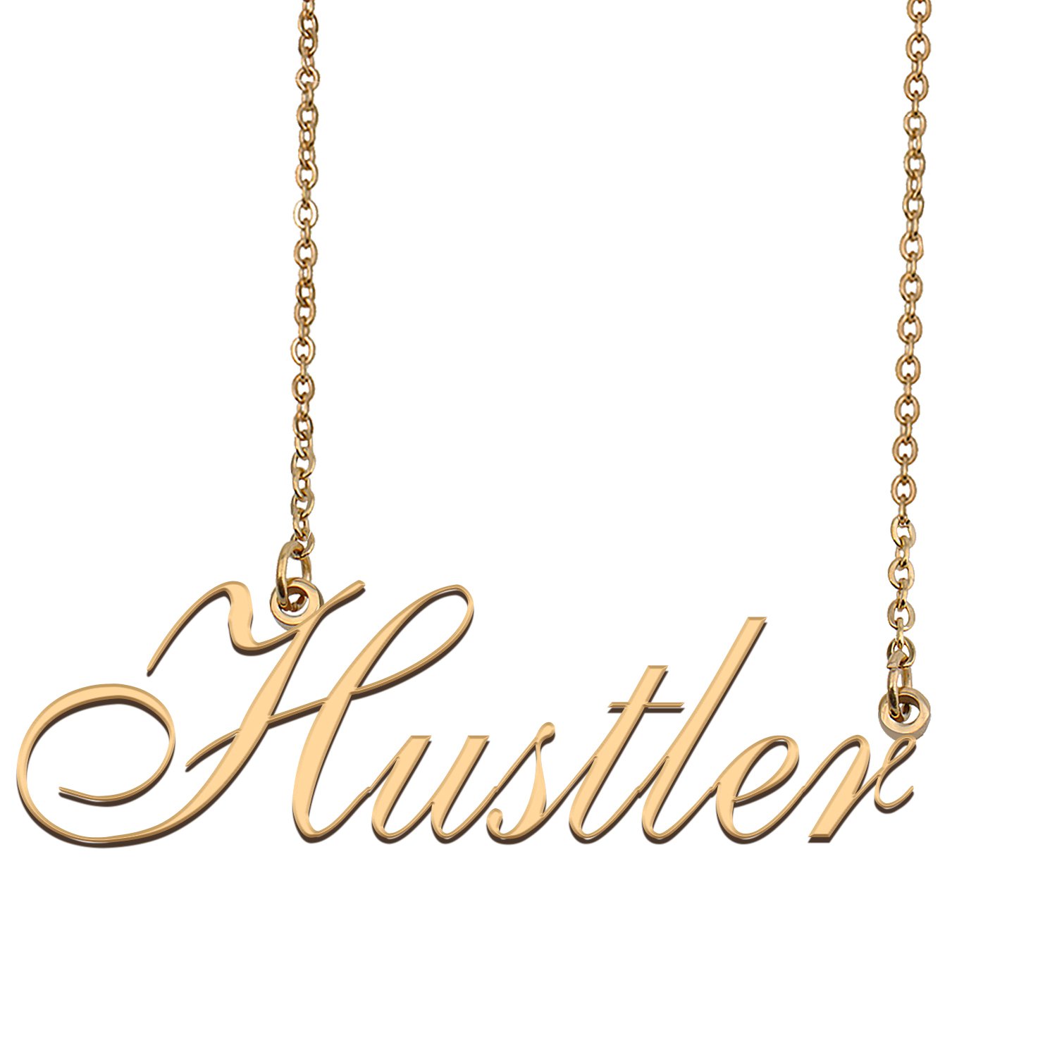 Personalized My Name Necklace Dainty personal Initial Necklace Hustler