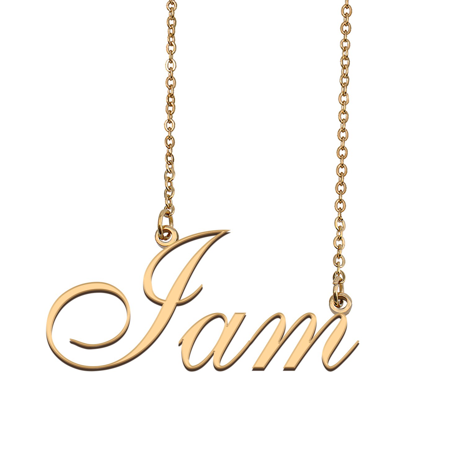 Personalized My Name Necklace Dainty personal Initial Necklace Iam