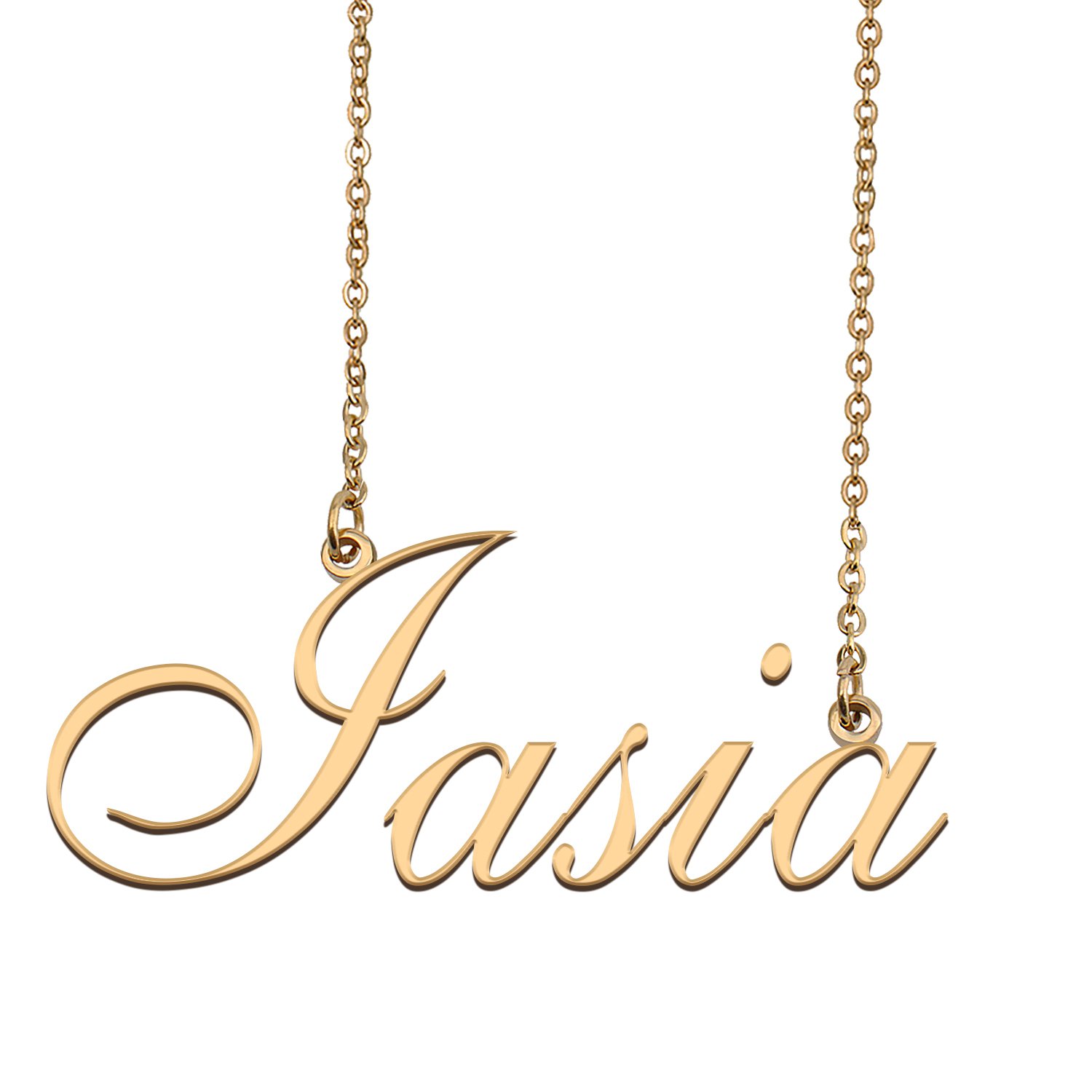 Personalized My Name Necklace Dainty personal Initial Necklace Iasia