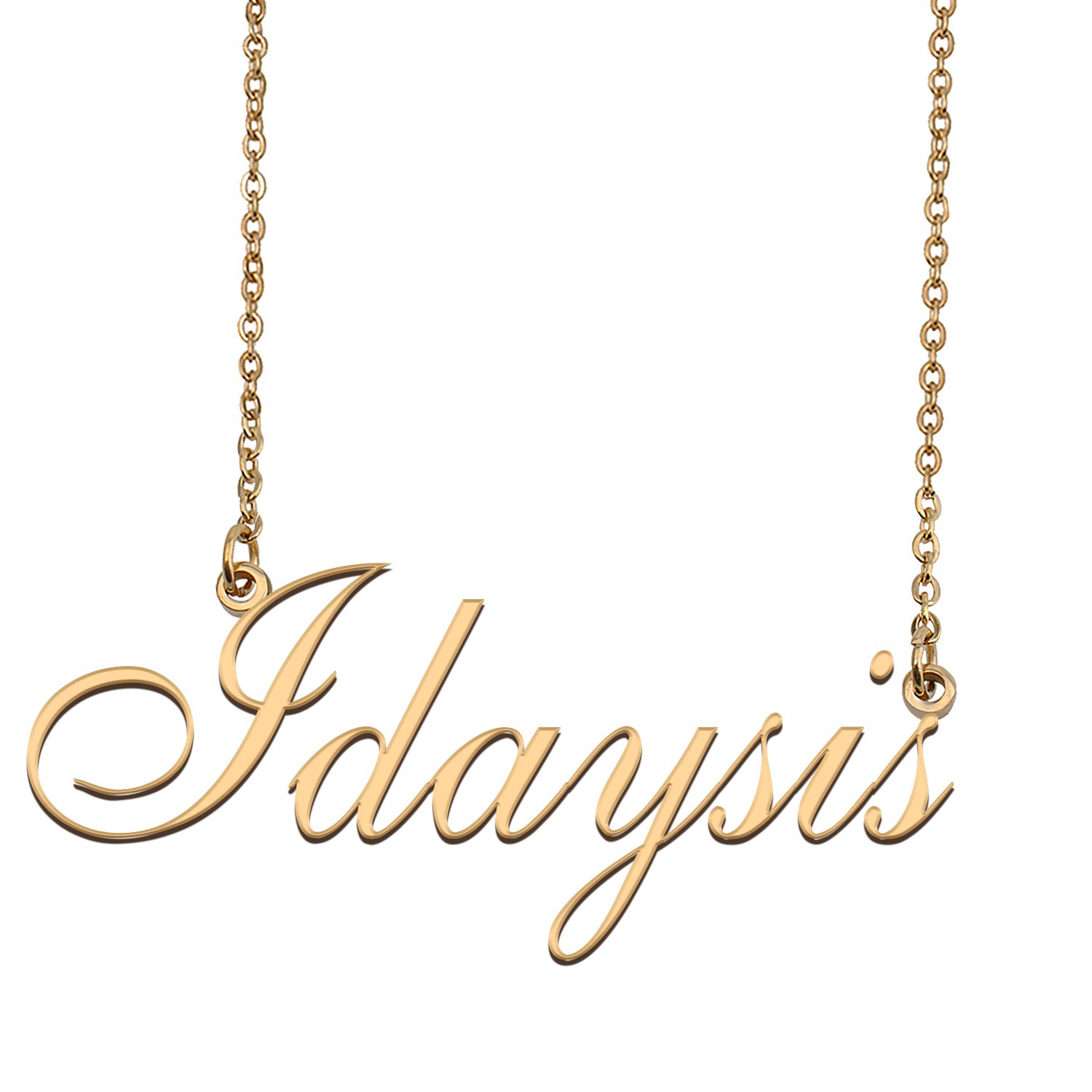 Personalized My Name Necklace Dainty personal Initial Necklace Idaysis