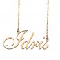 Personalized My Name Necklace Dainty personal Initial Necklace Idris