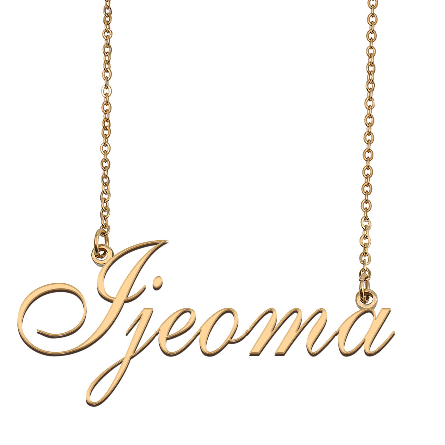 Personalized My Name Necklace Dainty personal Initial Necklace Ijeoma