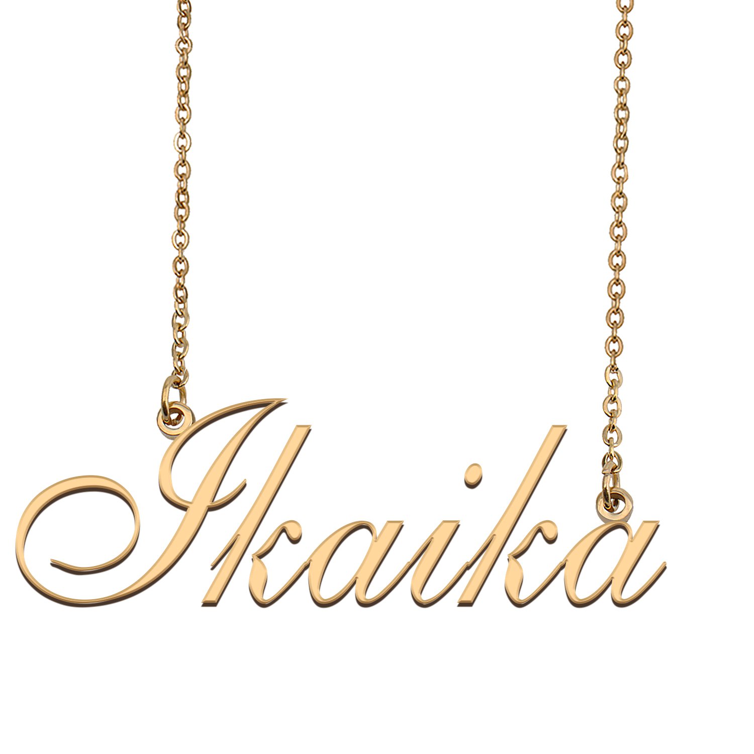 Personalized My Name Necklace Dainty personal Initial Necklace Ikaika