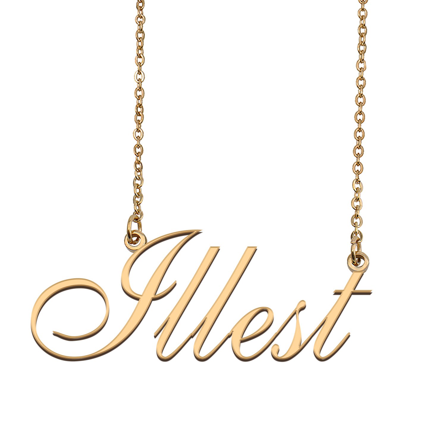 Personalized My Name Necklace Dainty personal Initial Necklace Illest