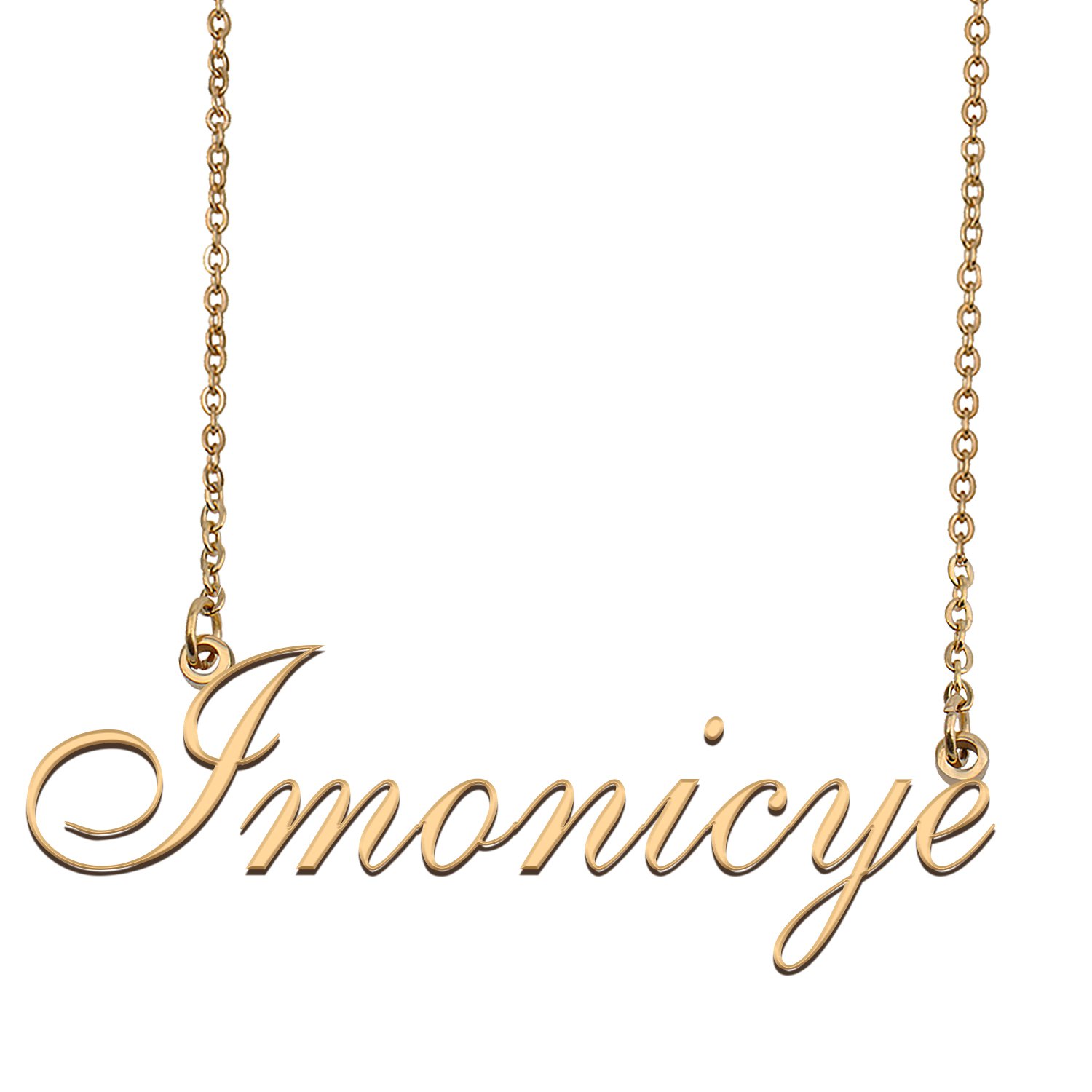 Personalized My Name Necklace Dainty personal Initial Necklace Imonicye
