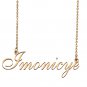 Personalized My Name Necklace Dainty personal Initial Necklace Imonicye