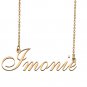 Personalized My Name Necklace Dainty personal Initial Necklace Imonie