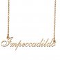 Personalized My Name Necklace Dainty personal Initial Necklace Impeccadildo