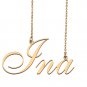 Personalized My Name Necklace Dainty personal Initial Necklace Ina