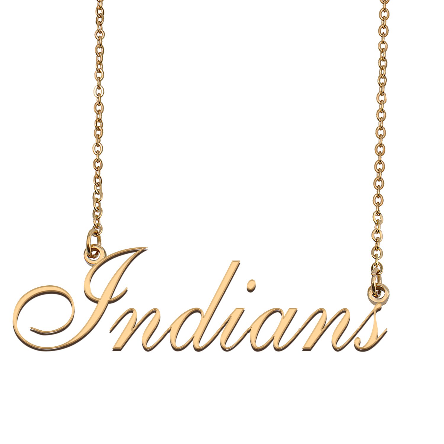 Personalized My Name Necklace Dainty personal Initial Necklace Indians