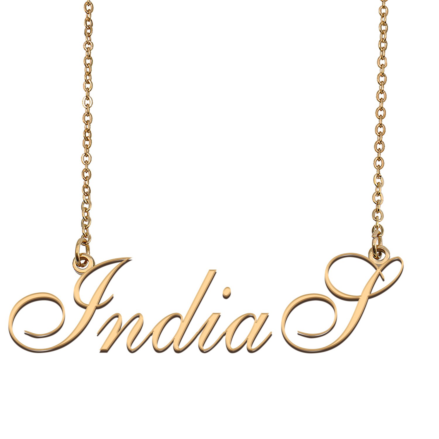 Personalized My Name Necklace Dainty personal Initial Necklace IndiaS