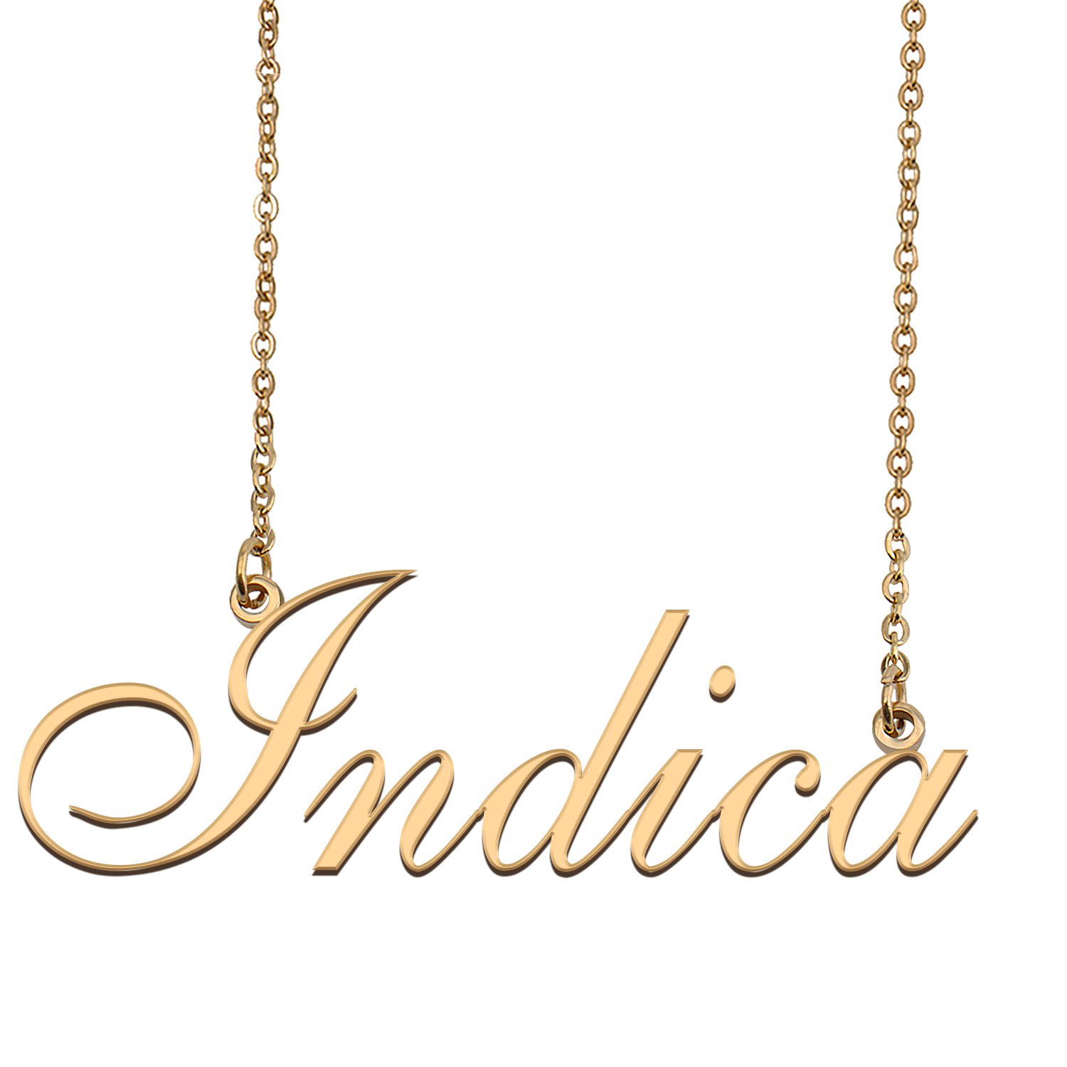 Personalized My Name Necklace Dainty personal Initial Necklace Indica