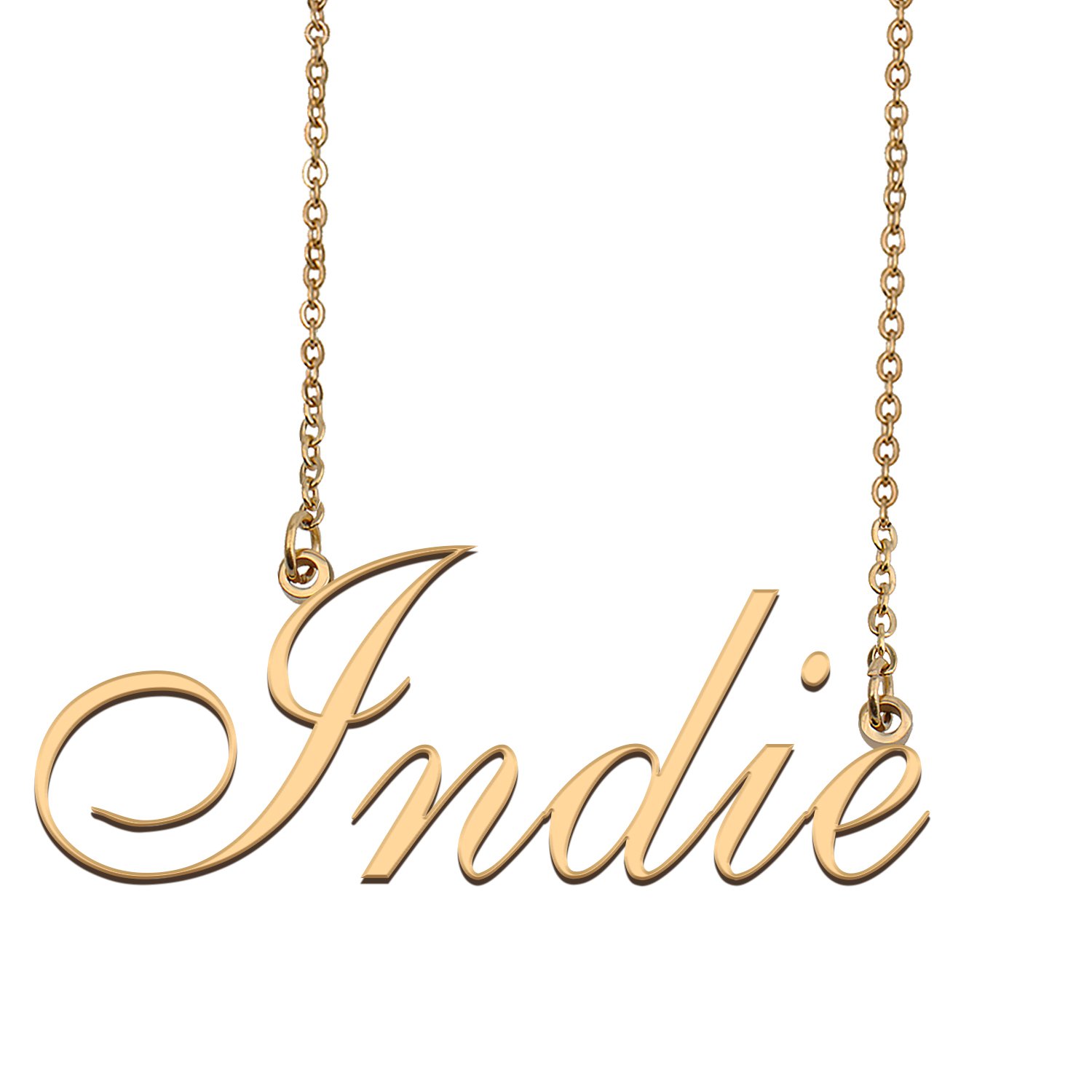 Personalized My Name Necklace Dainty personal Initial Necklace Indie