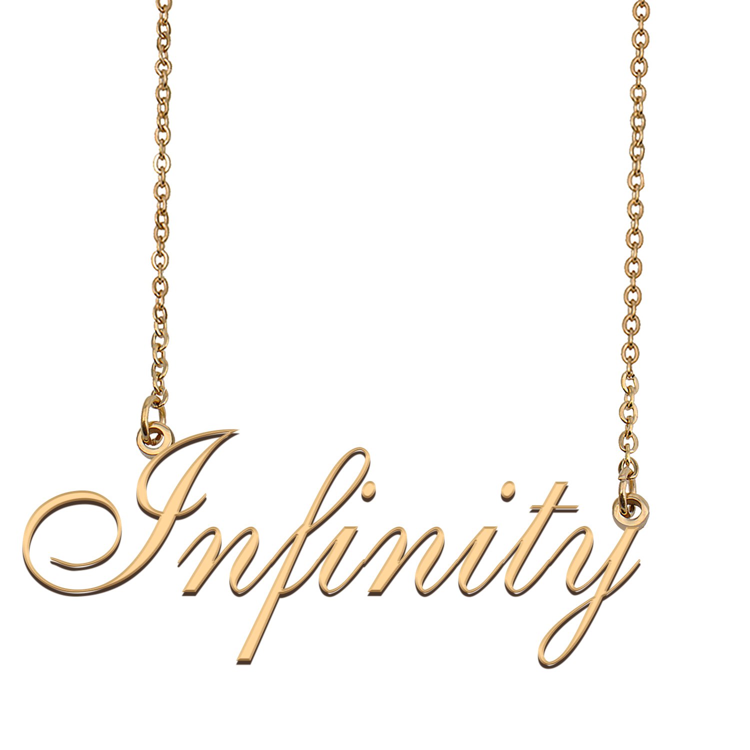 Personalized My Name Necklace Dainty personal Initial Necklace Infinity