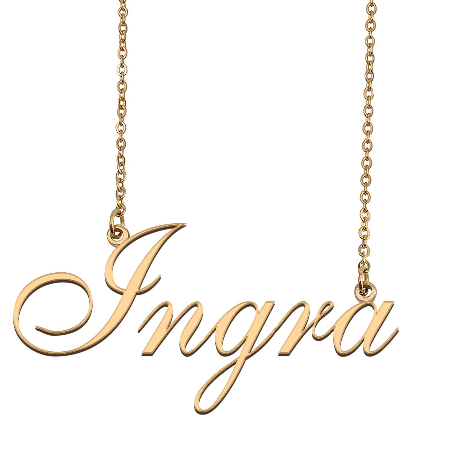 Personalized My Name Necklace Dainty personal Initial Necklace Ingra