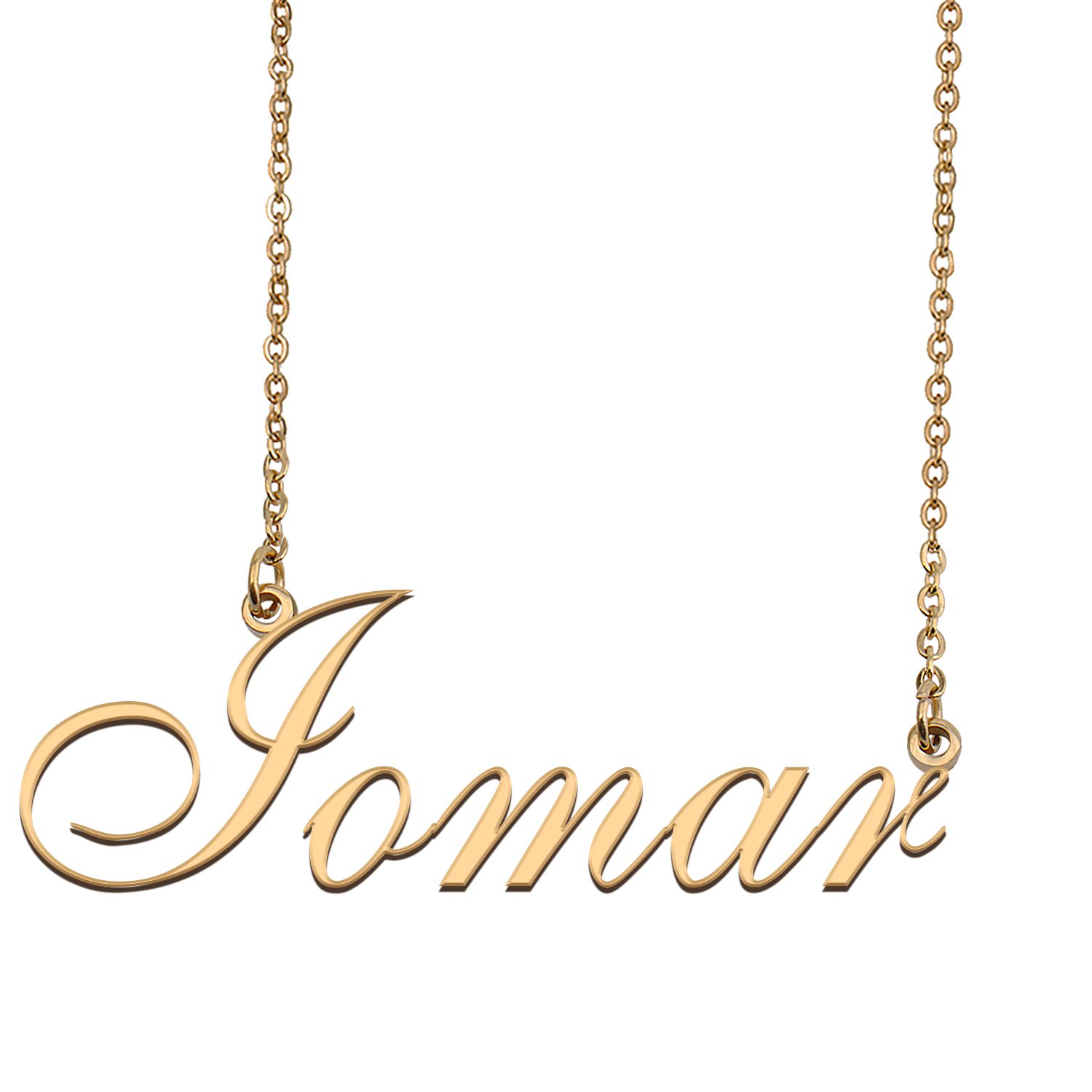 Personalized My Name Necklace Dainty personal Initial Necklace Iomar