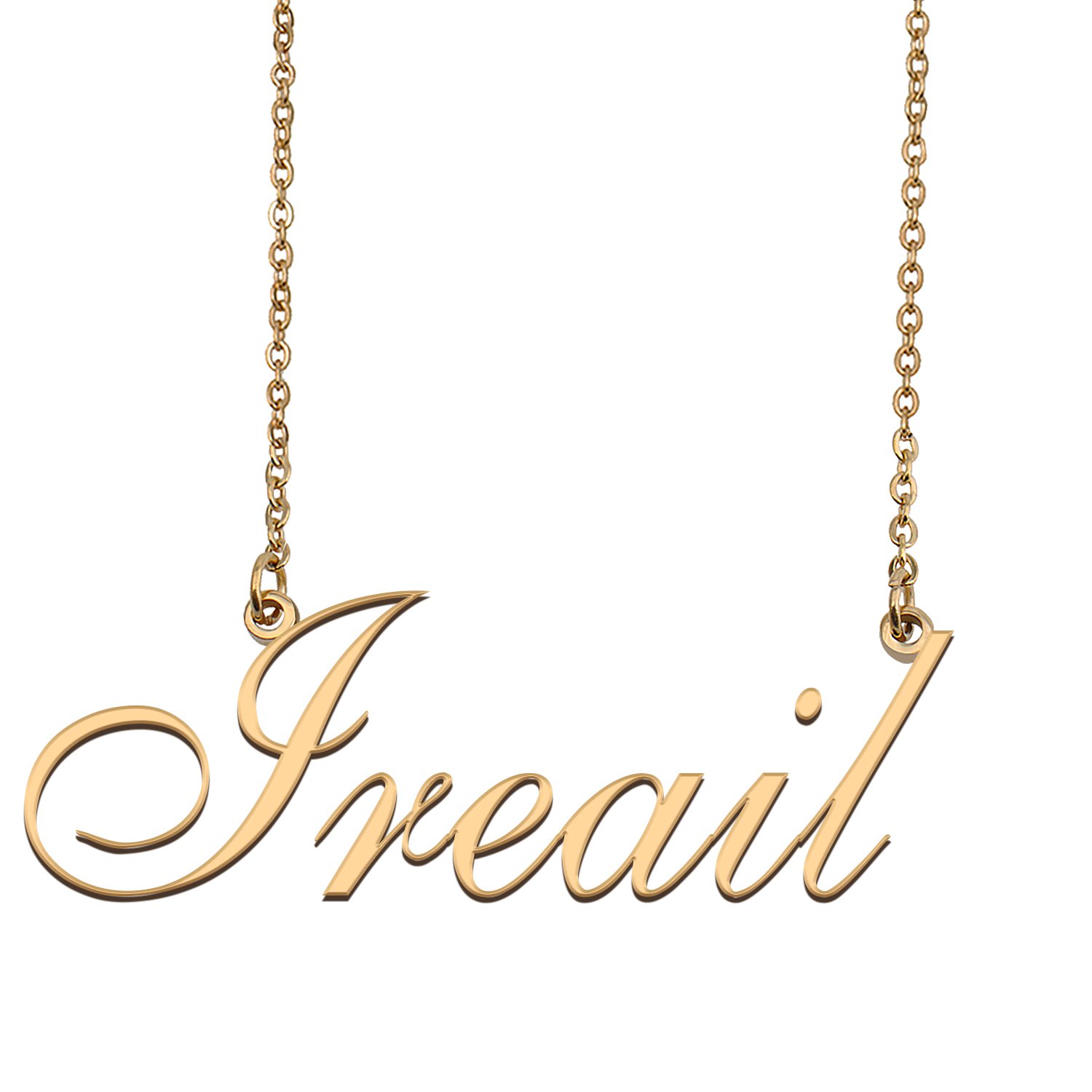 Personalized My Name Necklace Dainty personal Initial Necklace Ireail