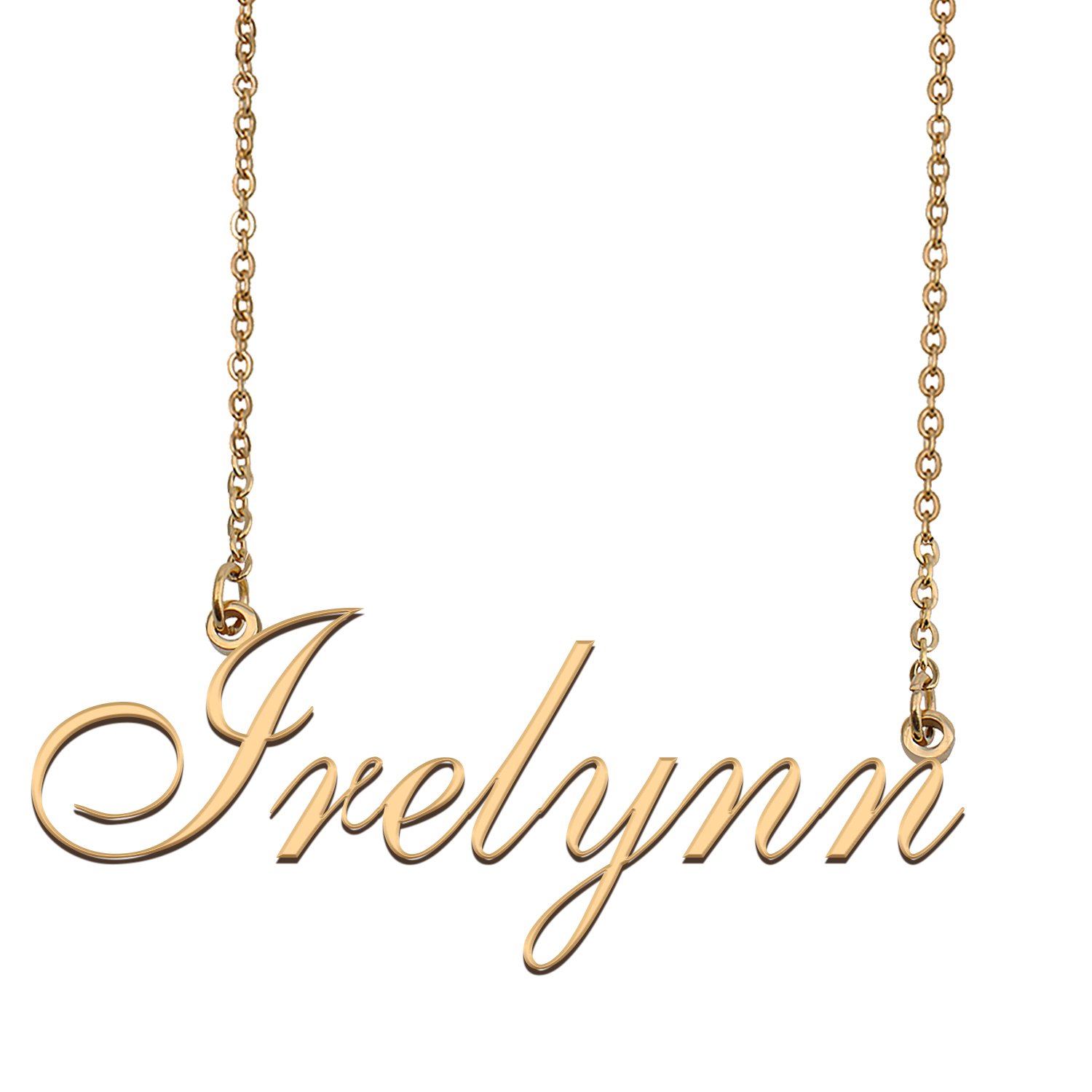 Personalized My Name Necklace Dainty personal Initial Necklace Irelynn