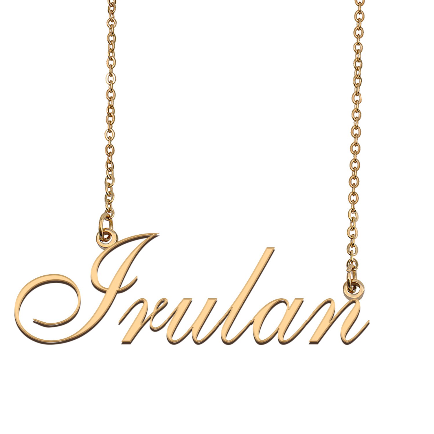 Personalized My Name Necklace Dainty personal Initial Necklace Irulan