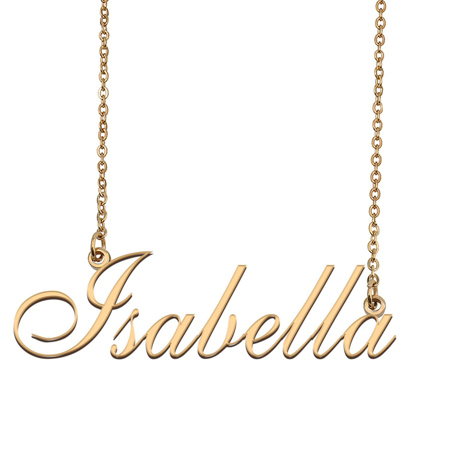 Personalized My Name Necklace Dainty personal Initial Necklace Isabella
