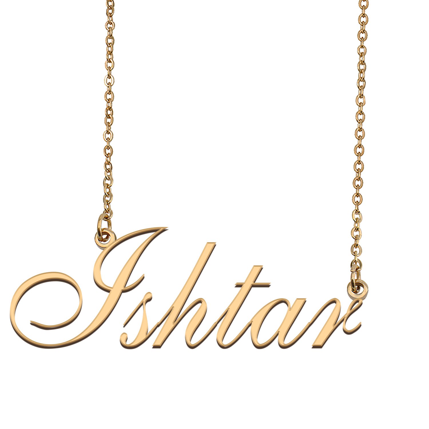 Personalized My Name Necklace Dainty personal Initial Necklace Ishtar
