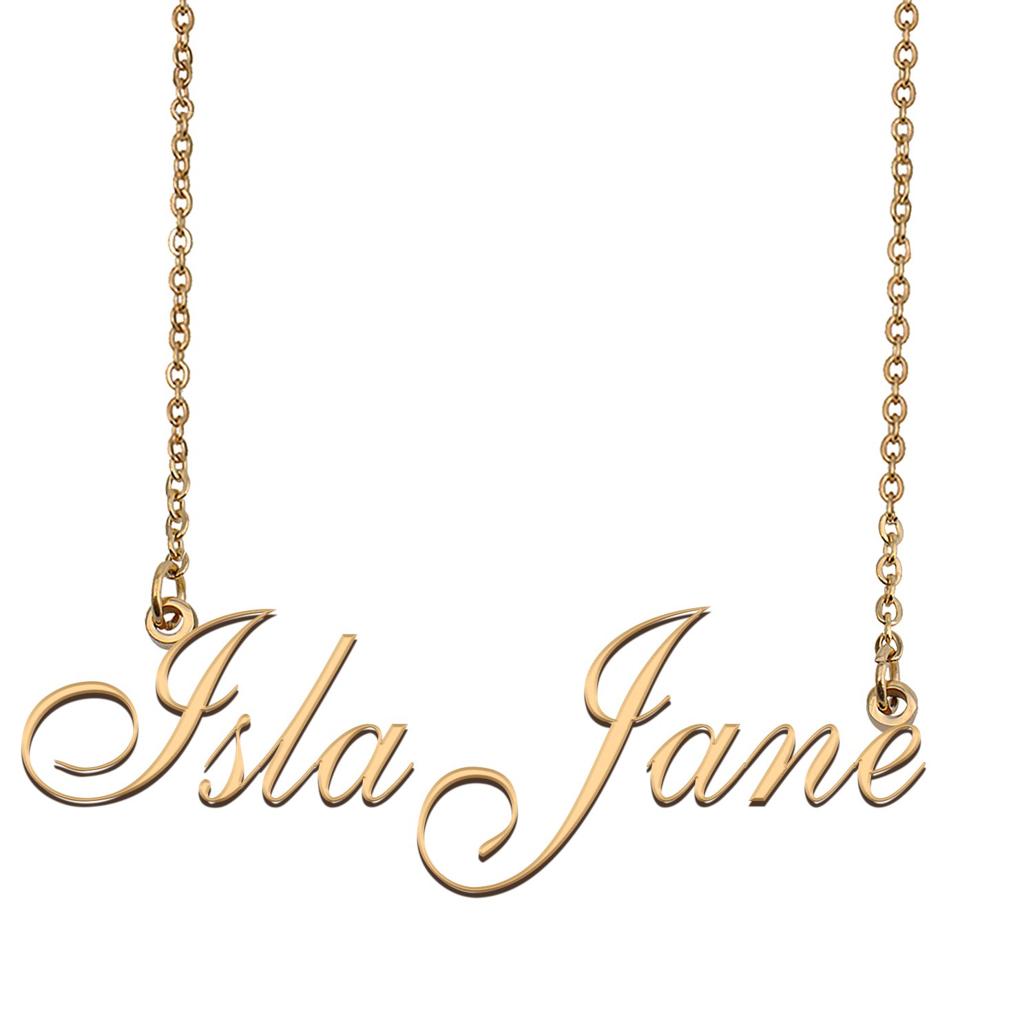 Personalized My Name Necklace Dainty personal Initial Necklace IslaJane