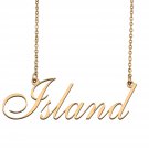 Personalized My Name Necklace Dainty personal Initial Necklace Island