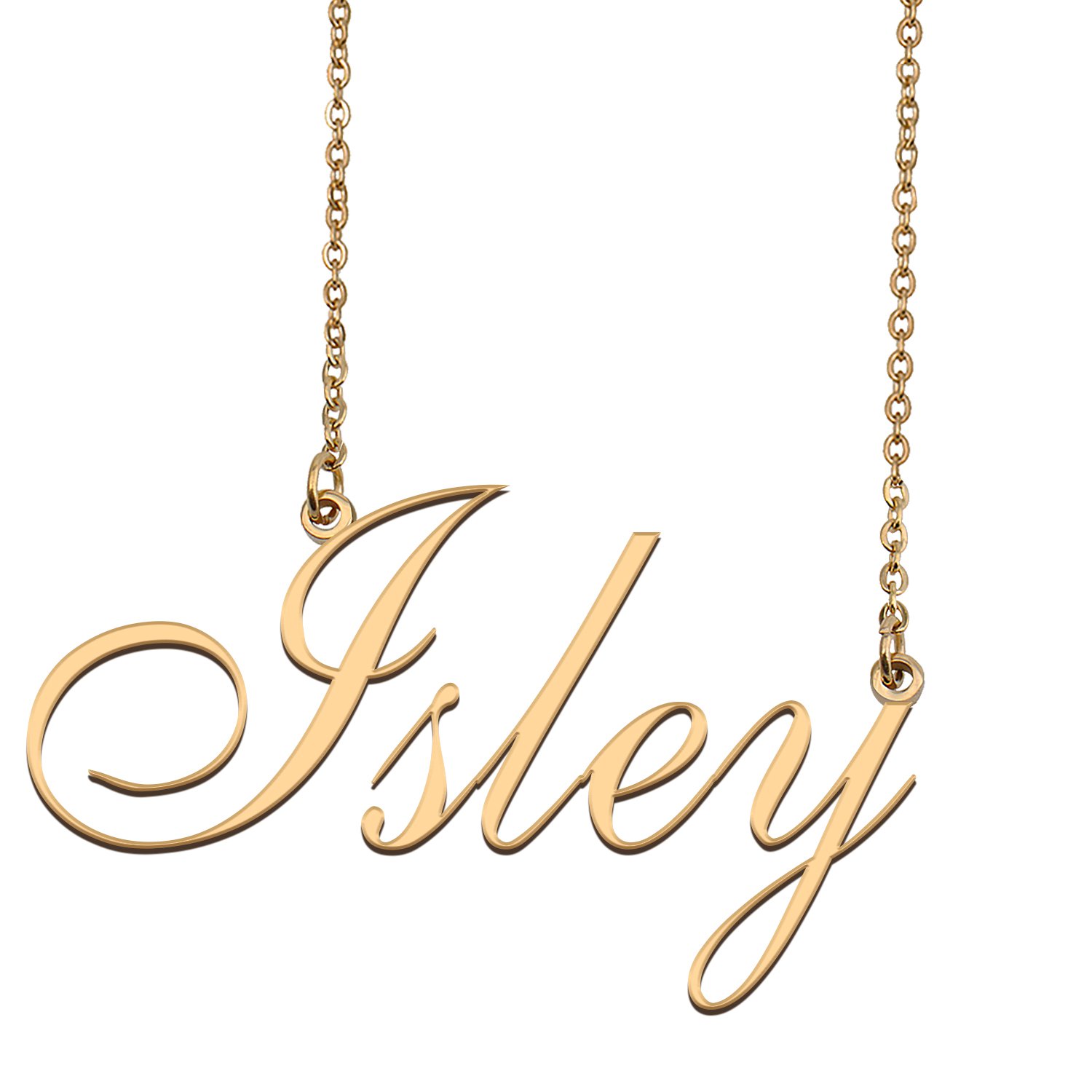 Personalized My Name Necklace Dainty personal Initial Necklace Isley