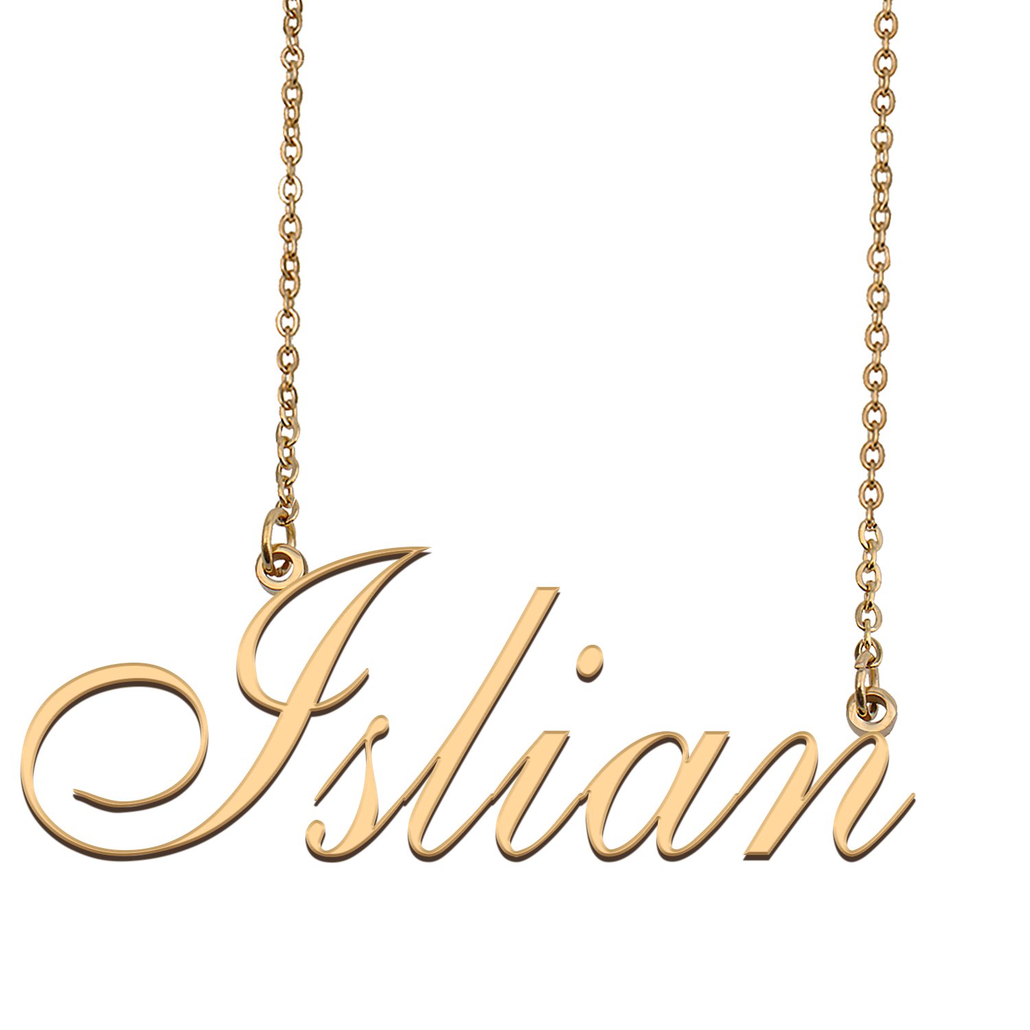 Personalized My Name Necklace Dainty personal Initial Necklace Islian