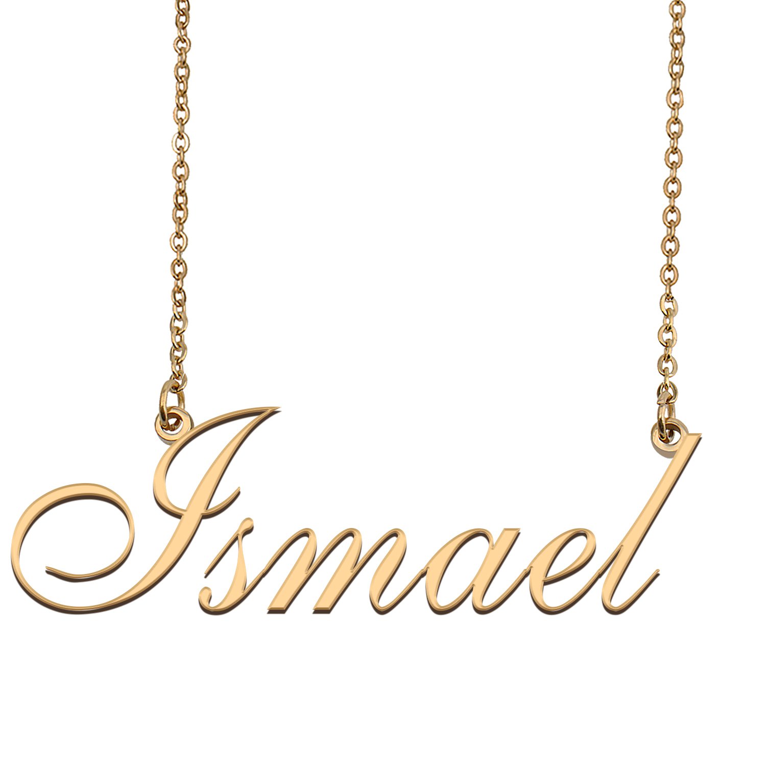Personalized My Name Necklace Dainty personal Initial Necklace Ismael